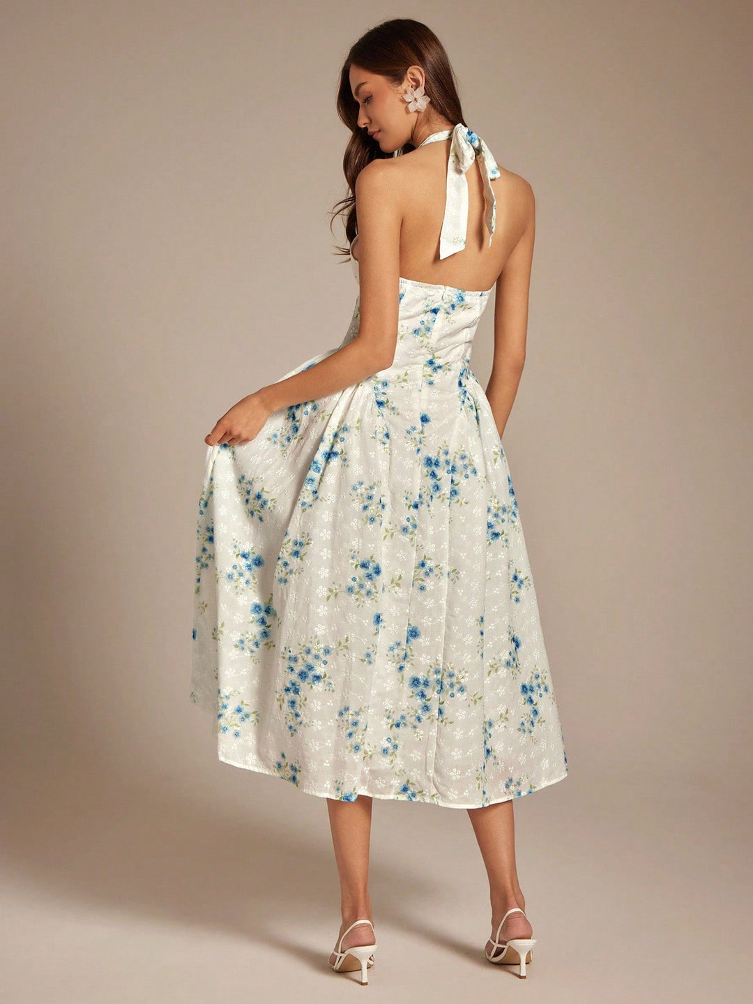 Rochie maxi SHEIN, albastru