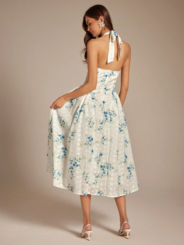 Rochie maxi SHEIN, albastru