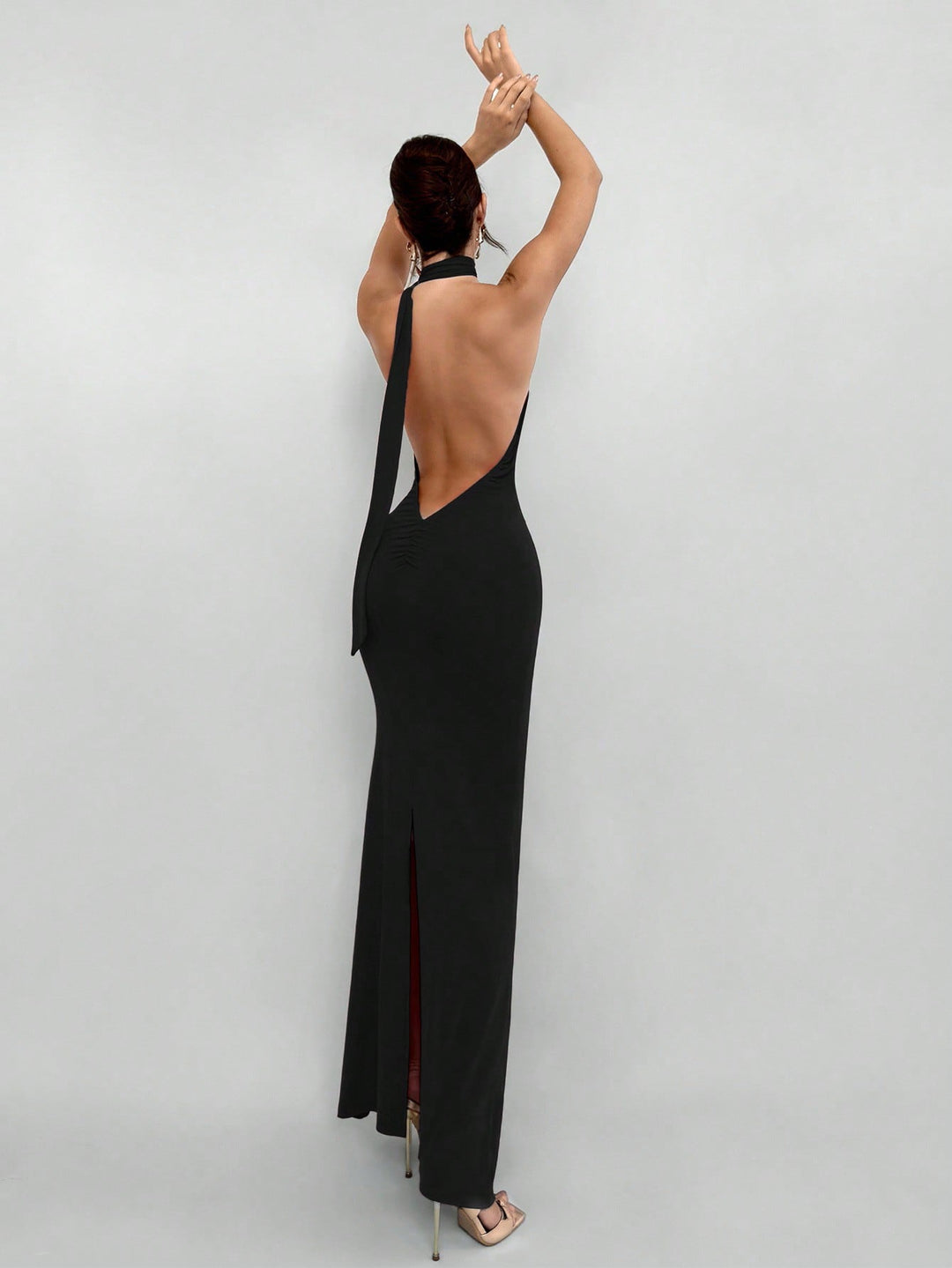 Rochie maxi SHEIN, negru