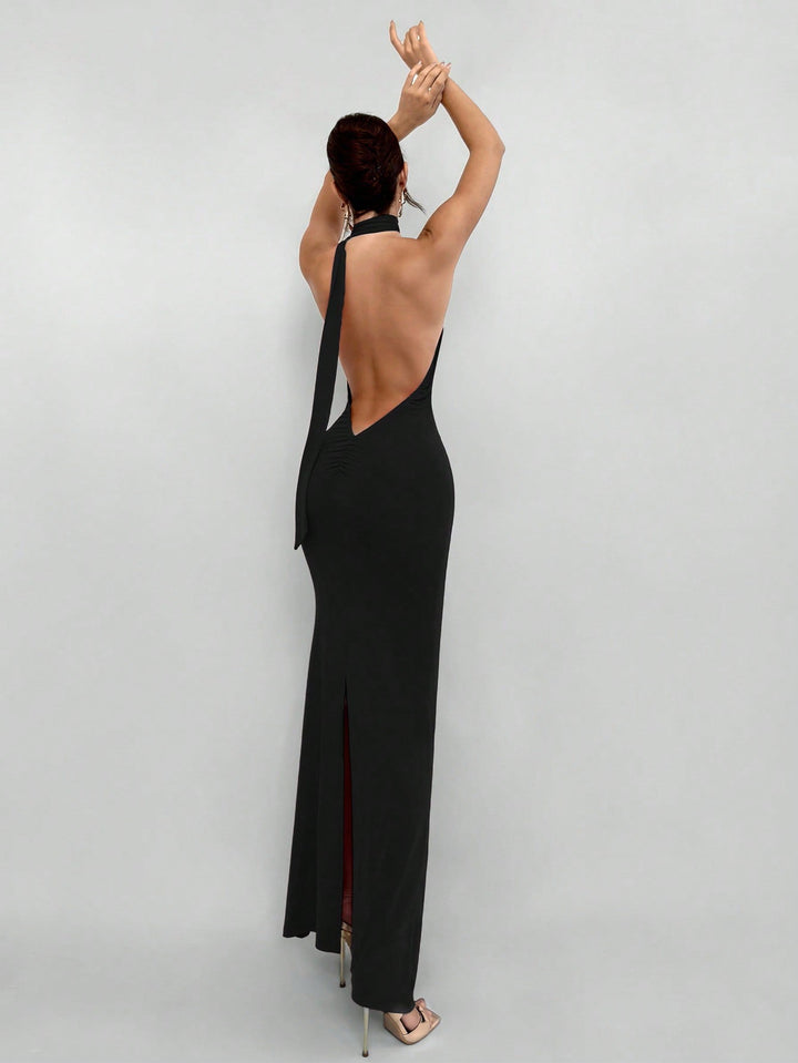 Rochie maxi SHEIN, negru