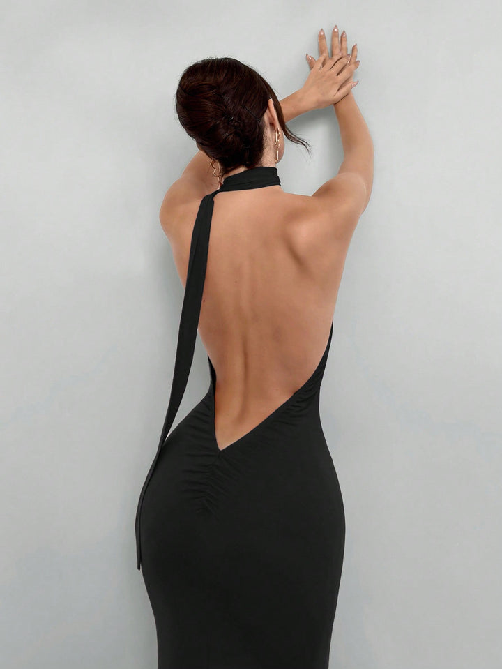 Rochie maxi SHEIN, negru