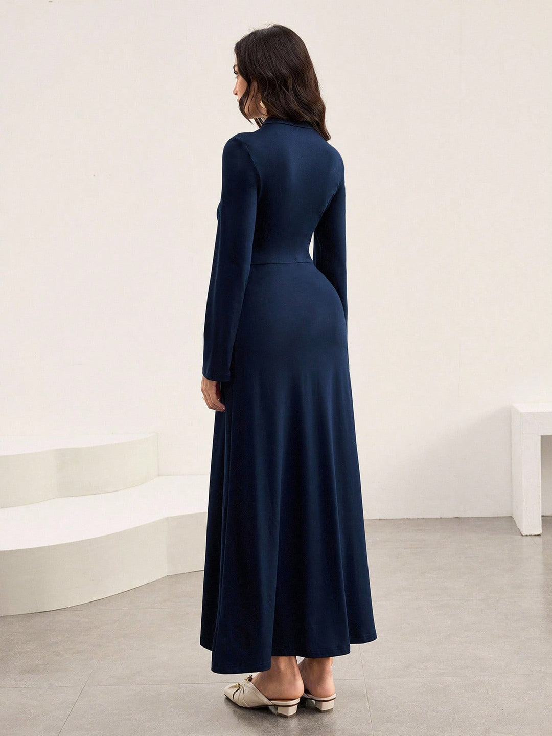 Rochie maxi SHEIN, albastru