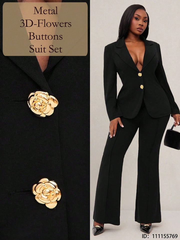 Costum SHEIN, negru