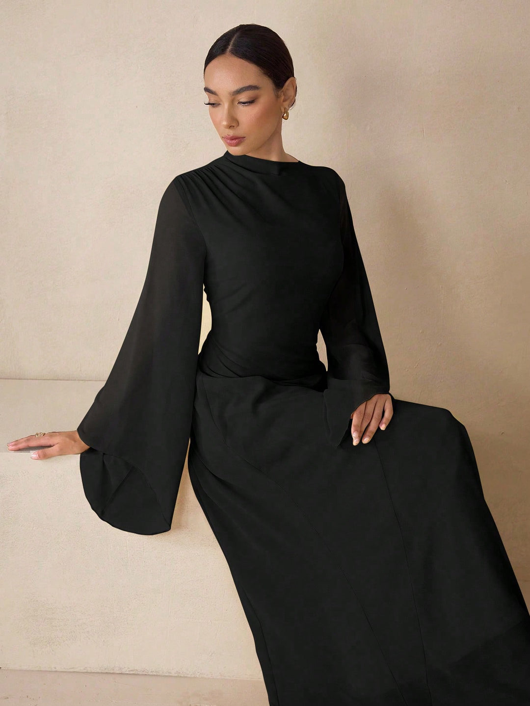 Rochie maxi SHEIN, negru