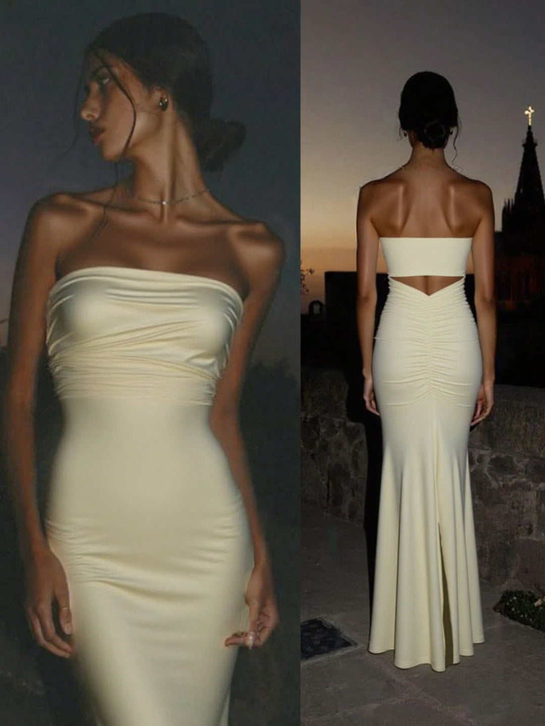 Rochie SHEIN, bej