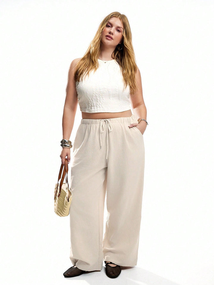 Pantaloni SHEIN, bej