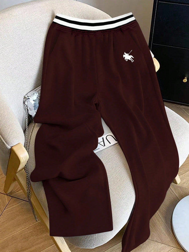 Pantaloni SHEIN, vișiniu