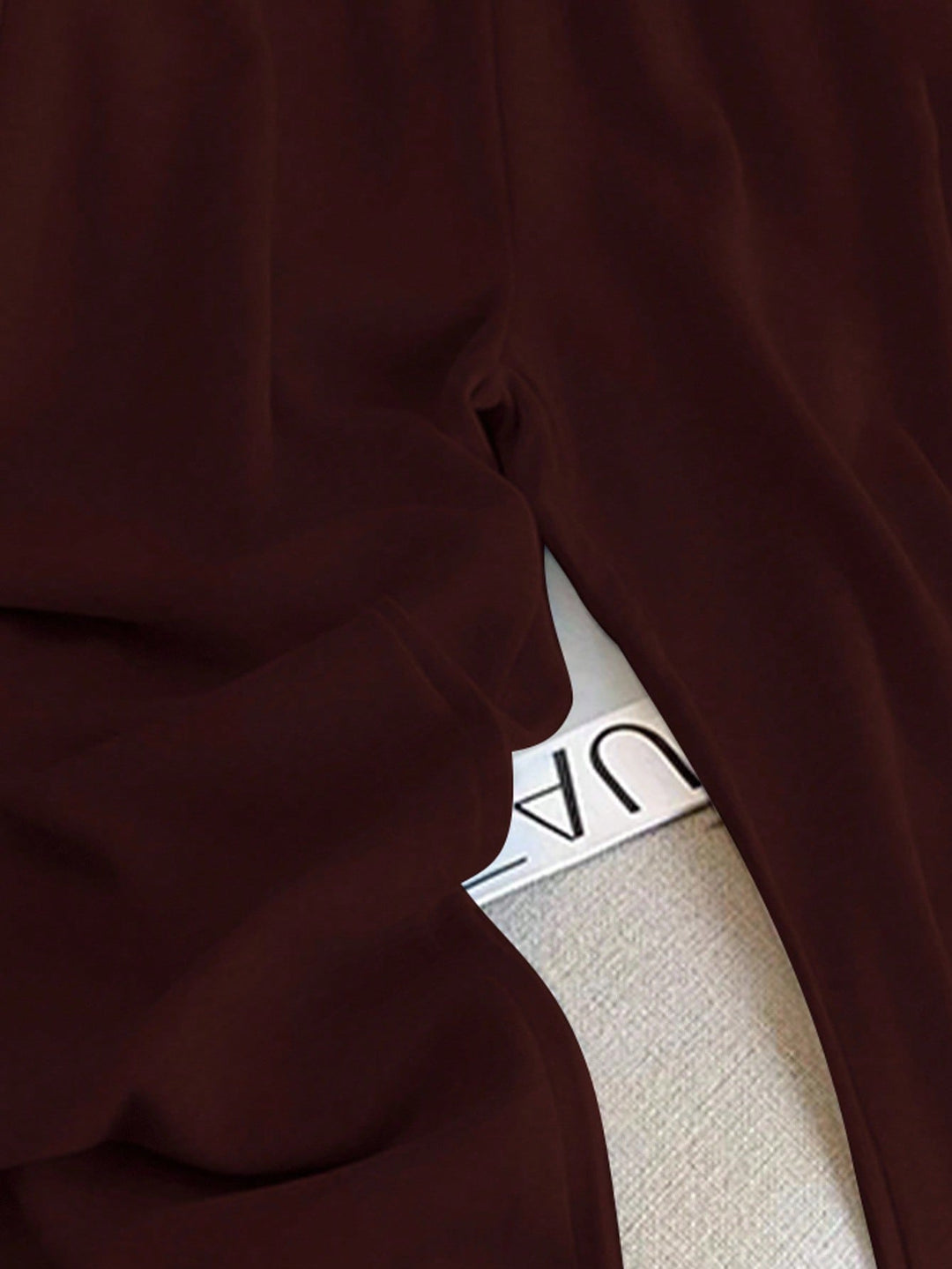 Pantaloni SHEIN, vișiniu
