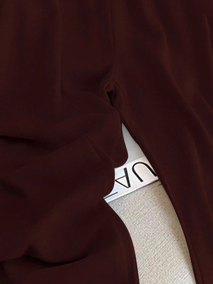 Pantaloni SHEIN, vișiniu