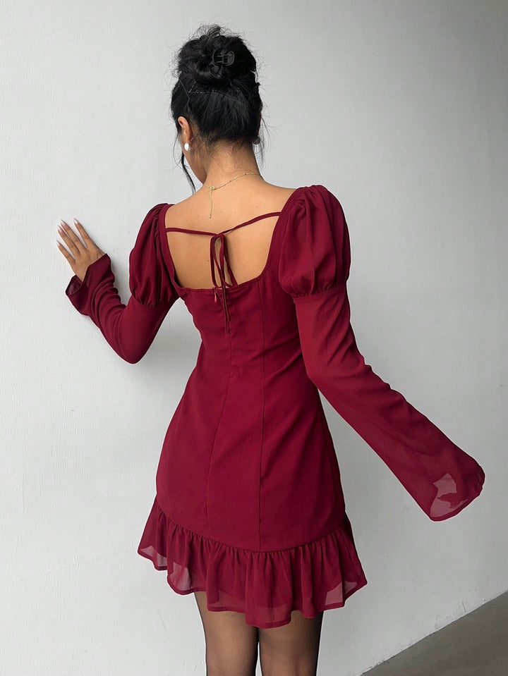 Rochie mini SHEIN, vișiniu