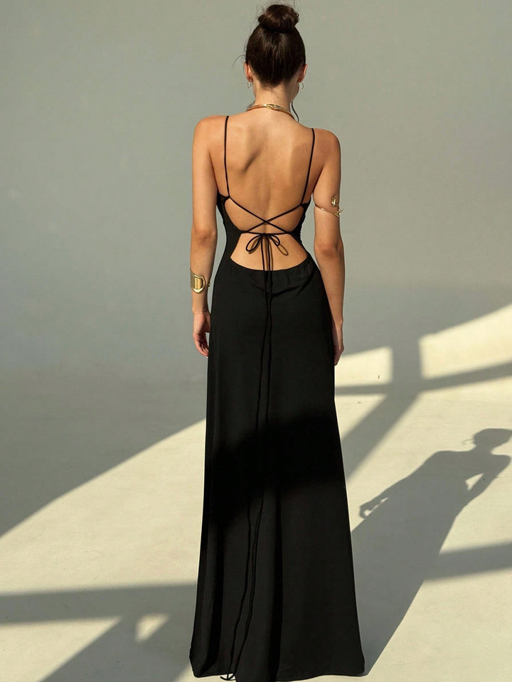 Rochie maxi SHEIN, negru