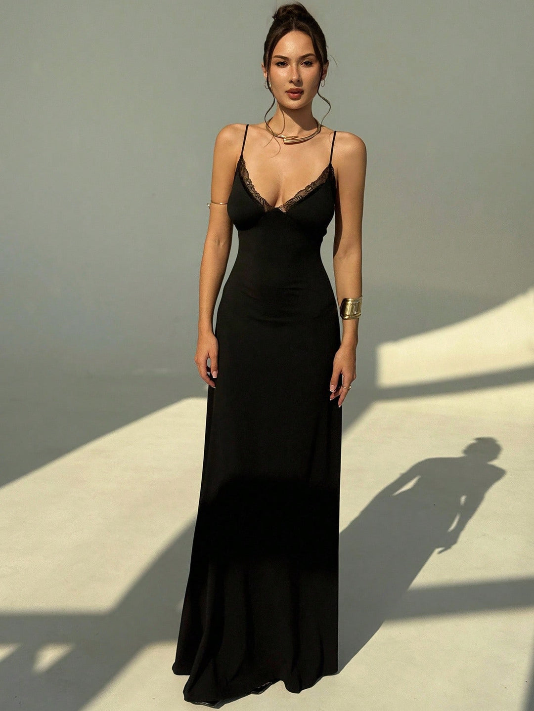 Rochie maxi SHEIN, negru