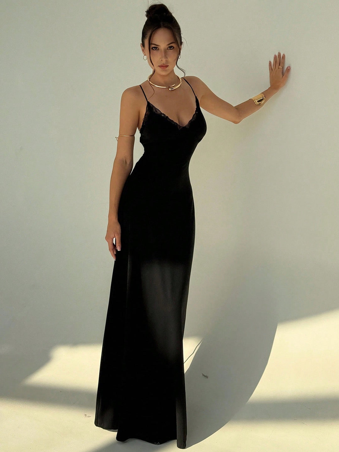 Rochie maxi SHEIN, negru