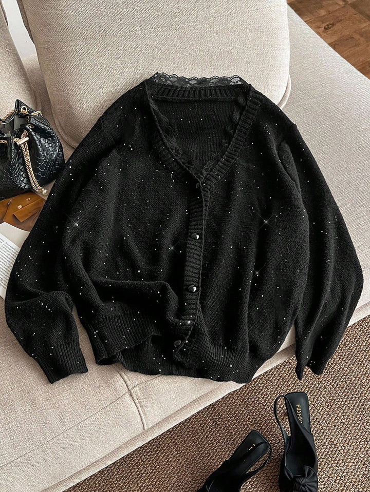 Cardigan SHEIN, negru