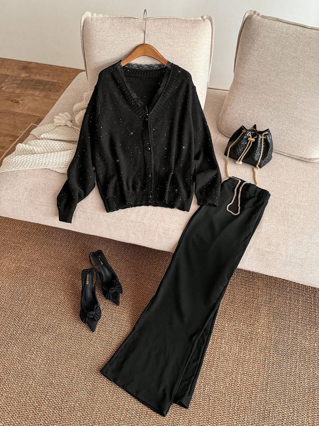 Cardigan SHEIN, negru