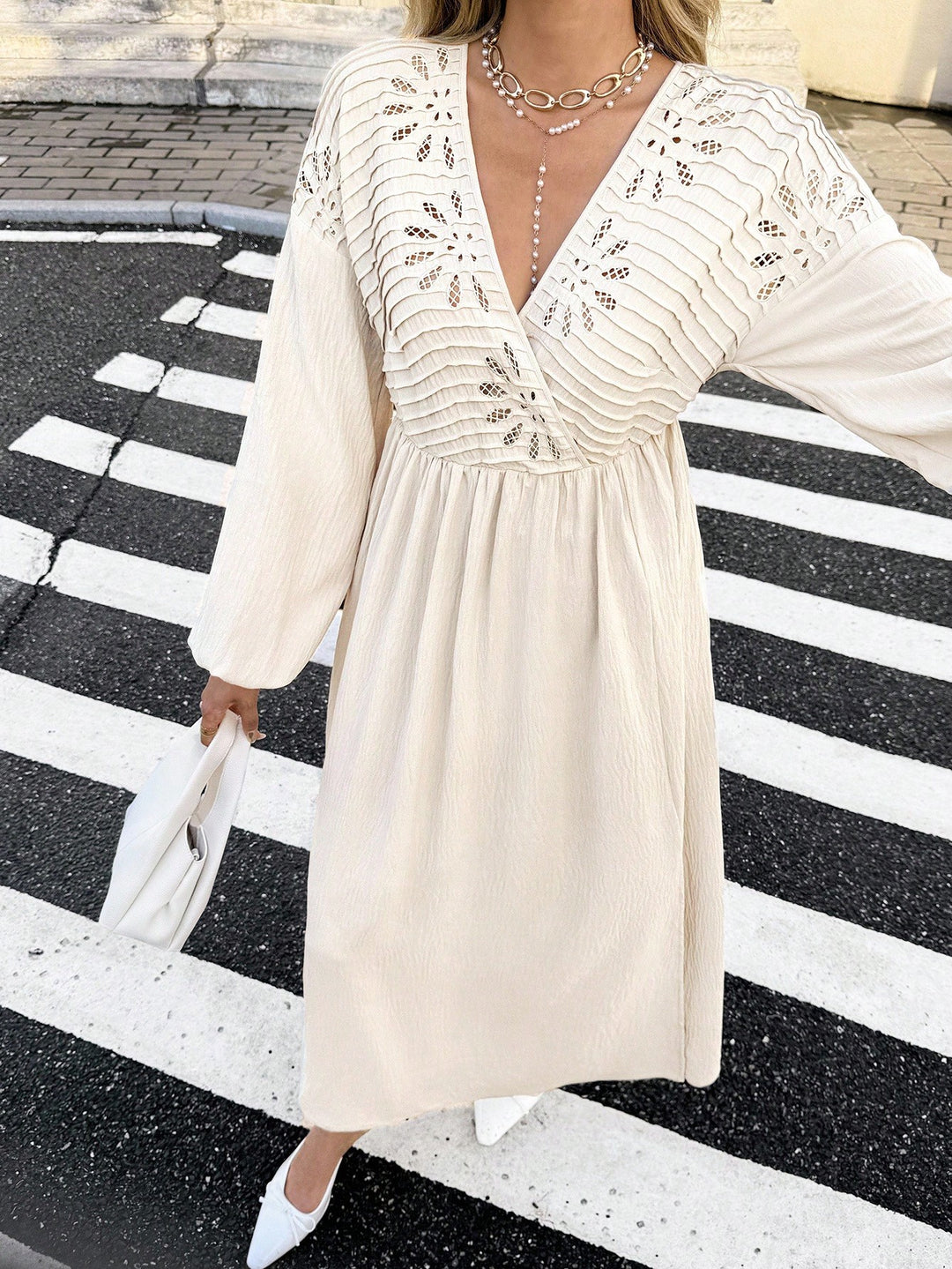 Rochie maxi SHEIN, portocaliu