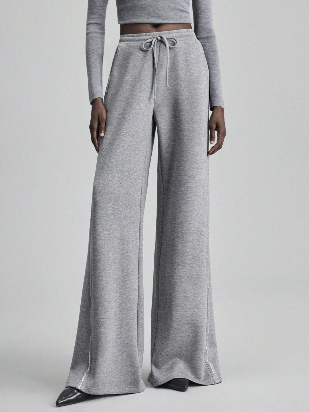 Pantaloni de trening Shein, gri
