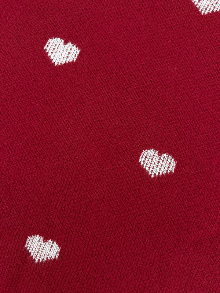 Pulover SHEIN, roșu