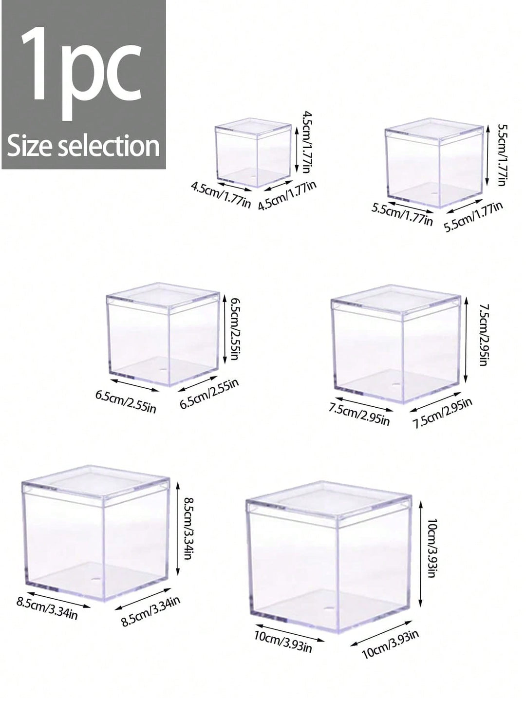 Cutie de depozitare SHEIN, transparent