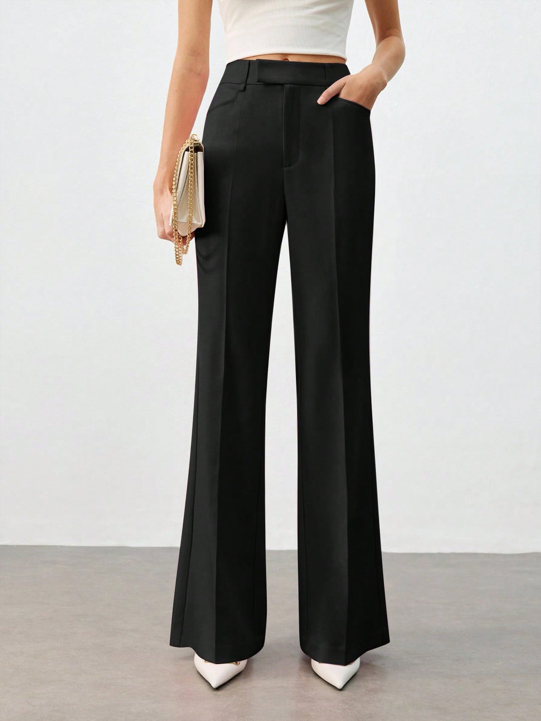 Pantalon SHEIN, negru