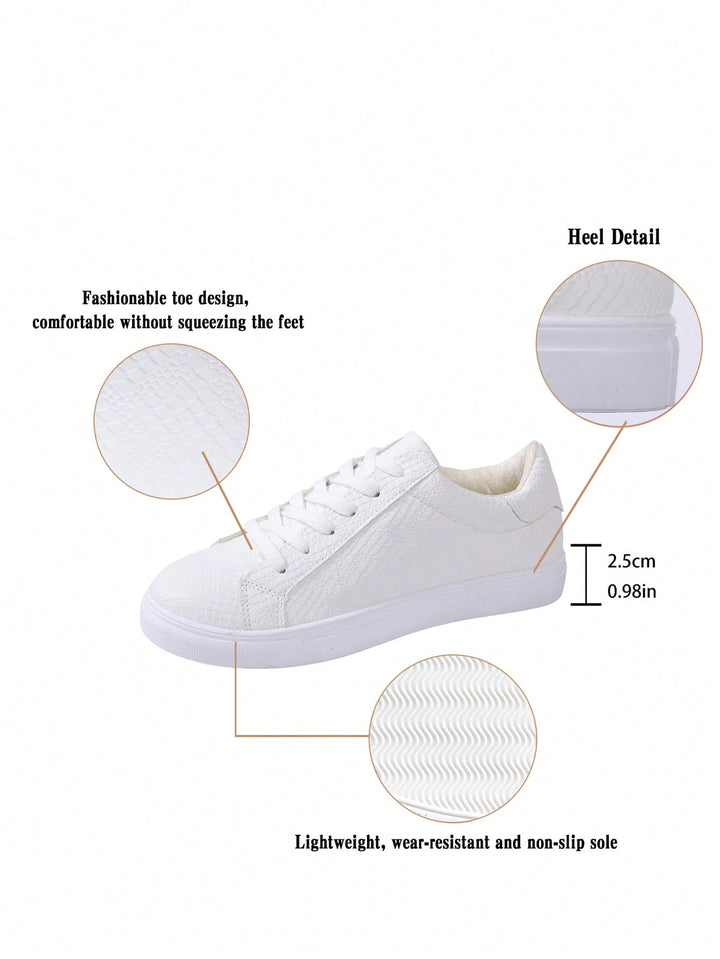 Pantofi sport SHEIN, alb