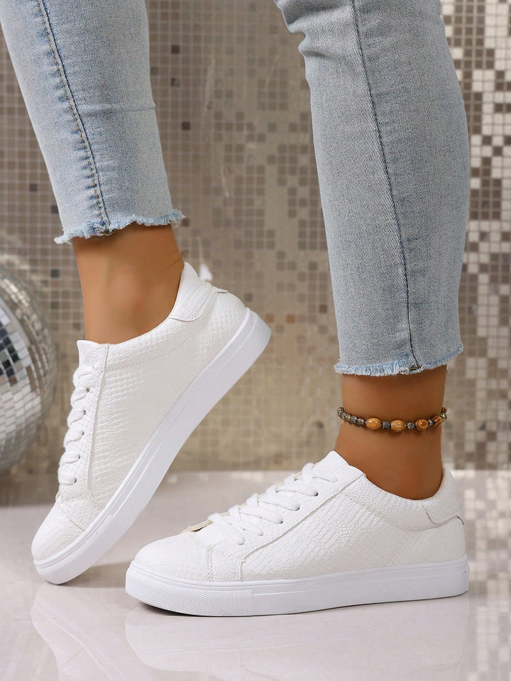 Pantofi sport SHEIN, alb