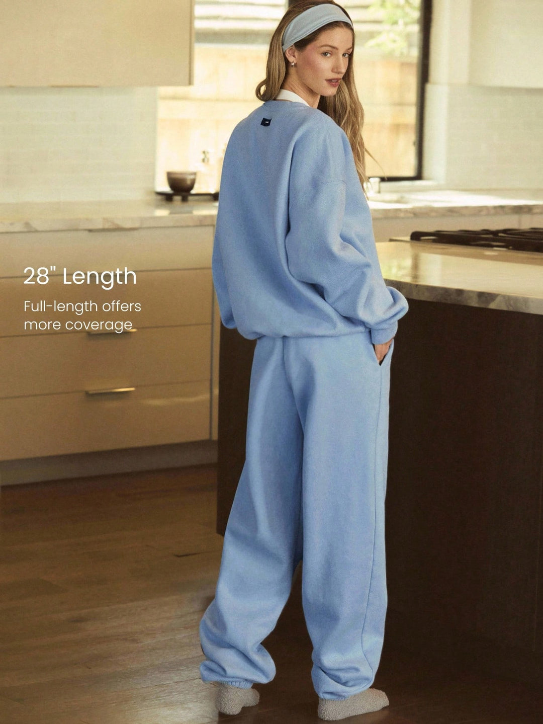 Pantaloni SHEIN, albastru