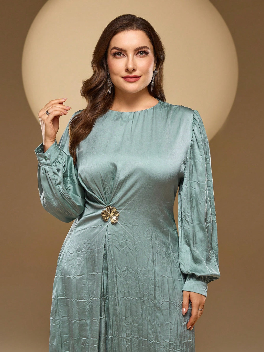 Rochie maxi SHEIN, verde