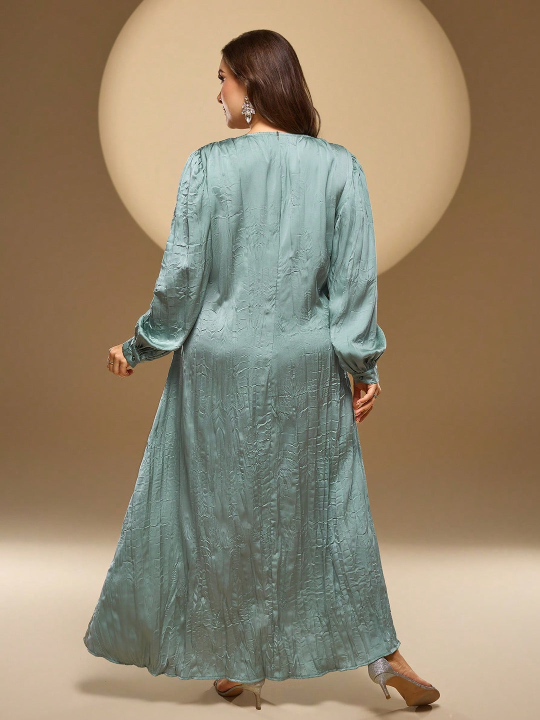 Rochie maxi SHEIN, verde