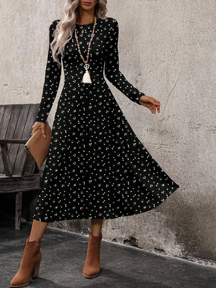 Rochie midi SHEIN, mix culori