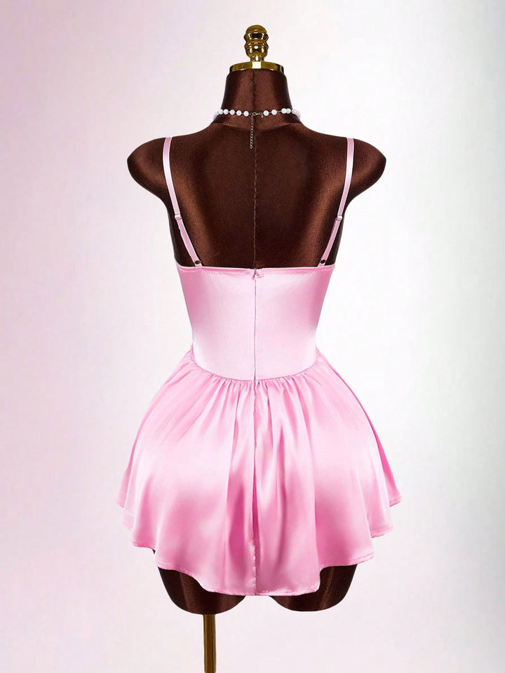 Rochie mini SHEIN, roz