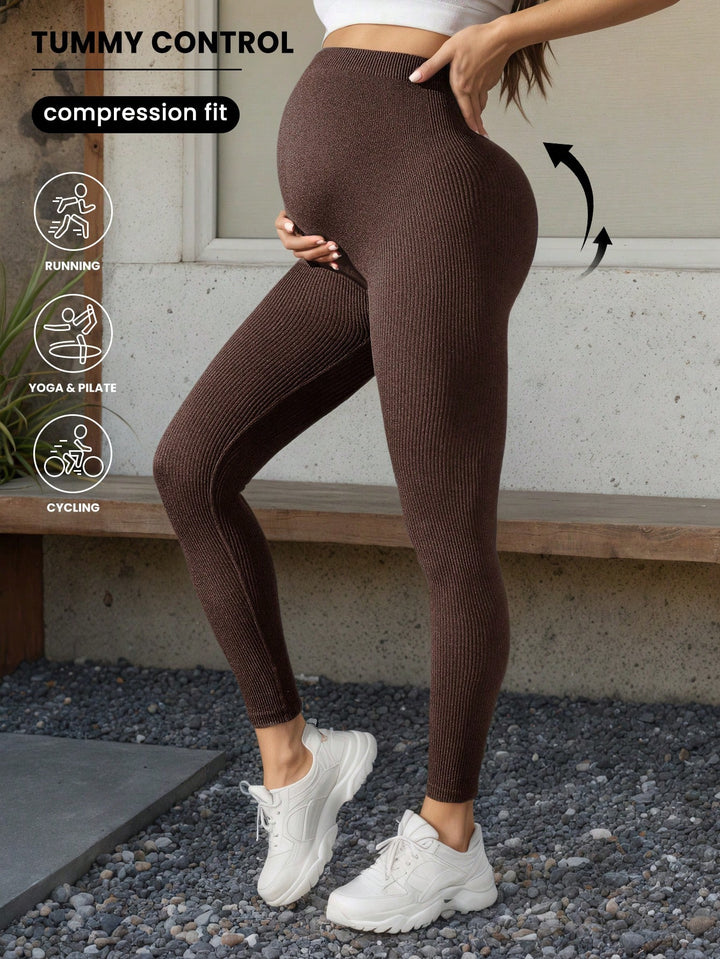 Pantalon SHEIN, maro