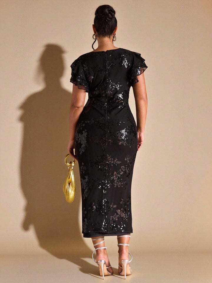 Rochie maxi SHEIN, negru