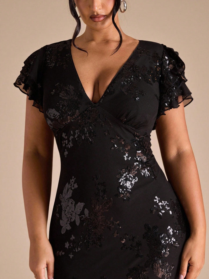 Rochie maxi SHEIN, negru