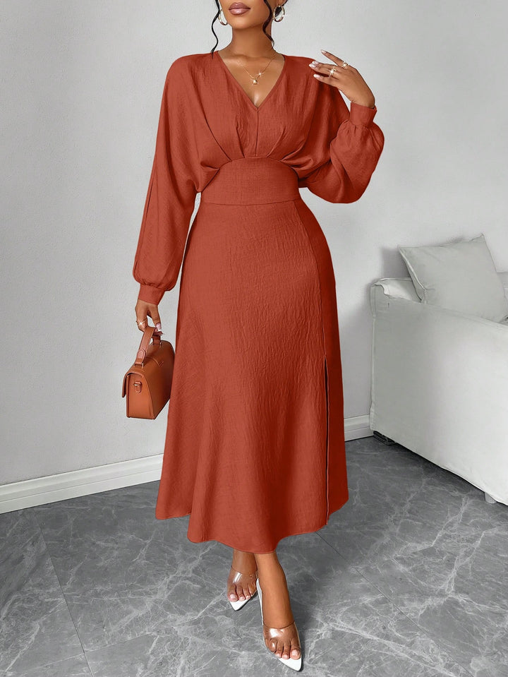 Rochie maxi SHEIN, maro