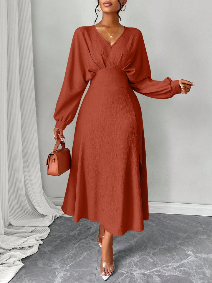 Rochie maxi SHEIN, maro