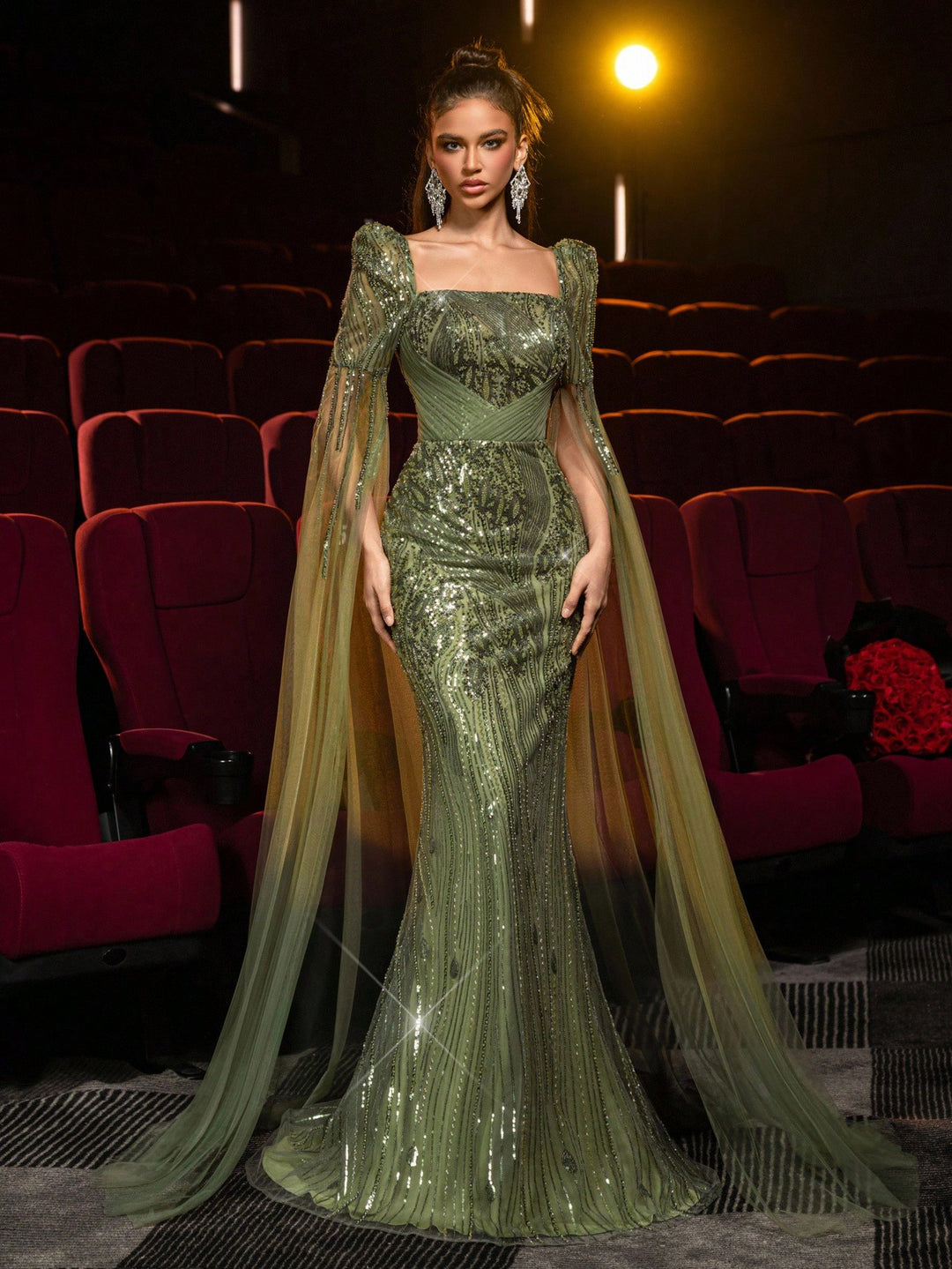 Rochie SHEIN, kaki