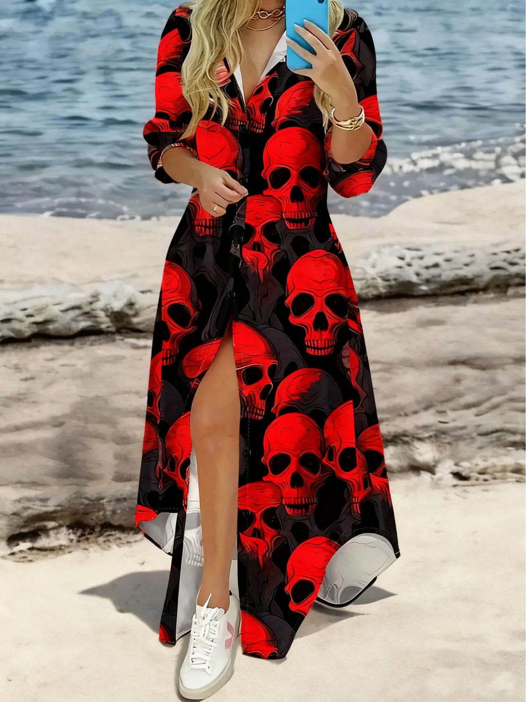 Rochie maxi SHEIN, mix culori