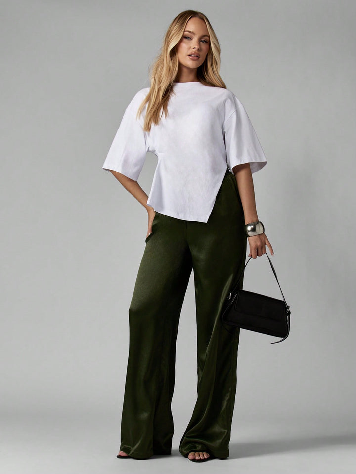 Pantaloni SHEIN, kaki