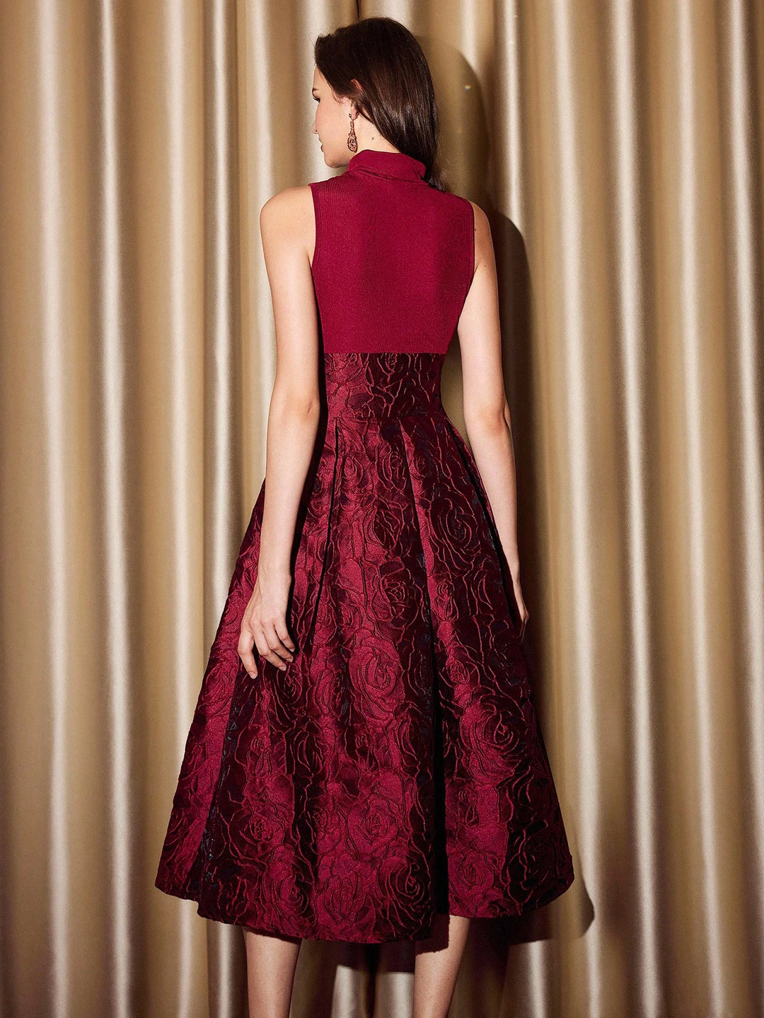 Rochie maxi SHEIN, vișiniu