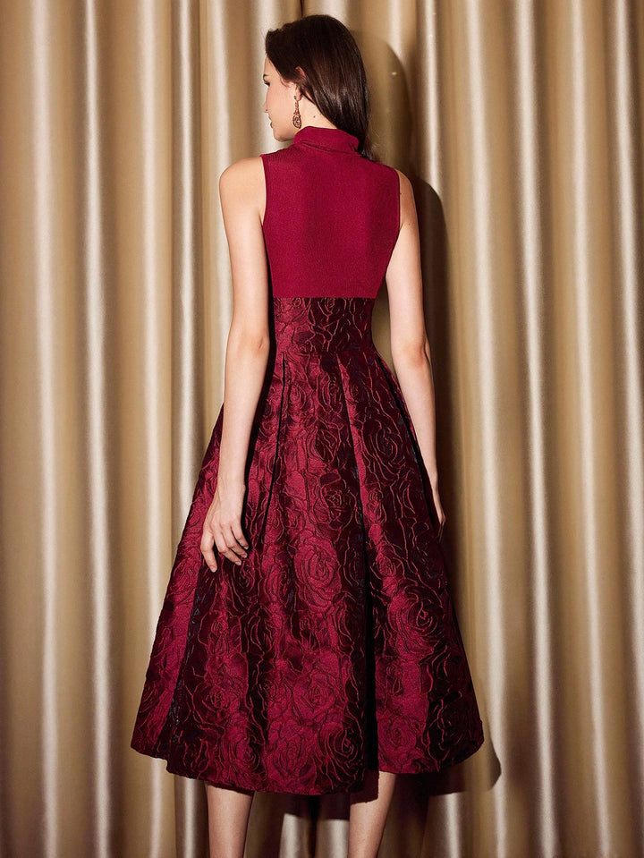 Rochie maxi SHEIN, vișiniu