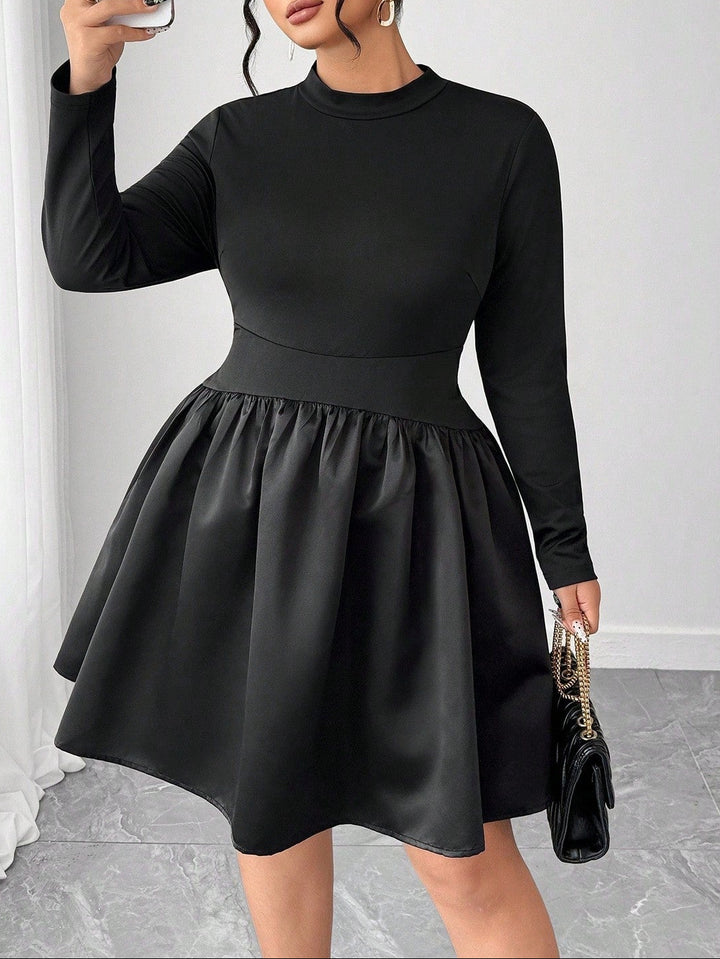 Rochie mini Shein Curve+, negru
