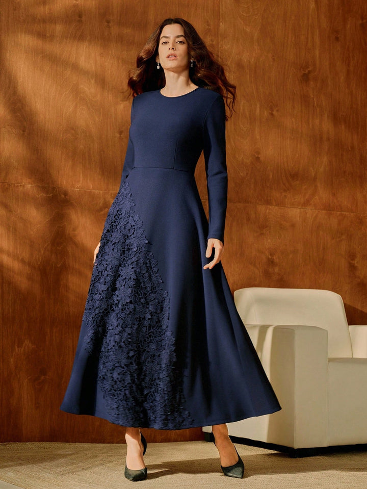 Rochie midi SHEIN, albastru