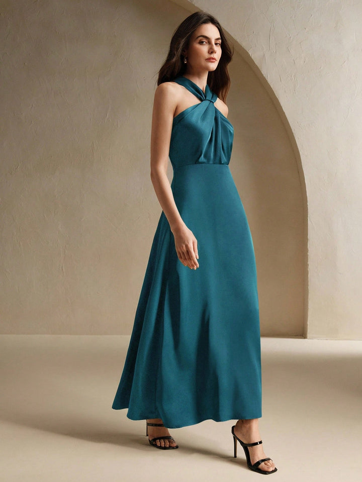 Rochie maxi SHEIN, verde