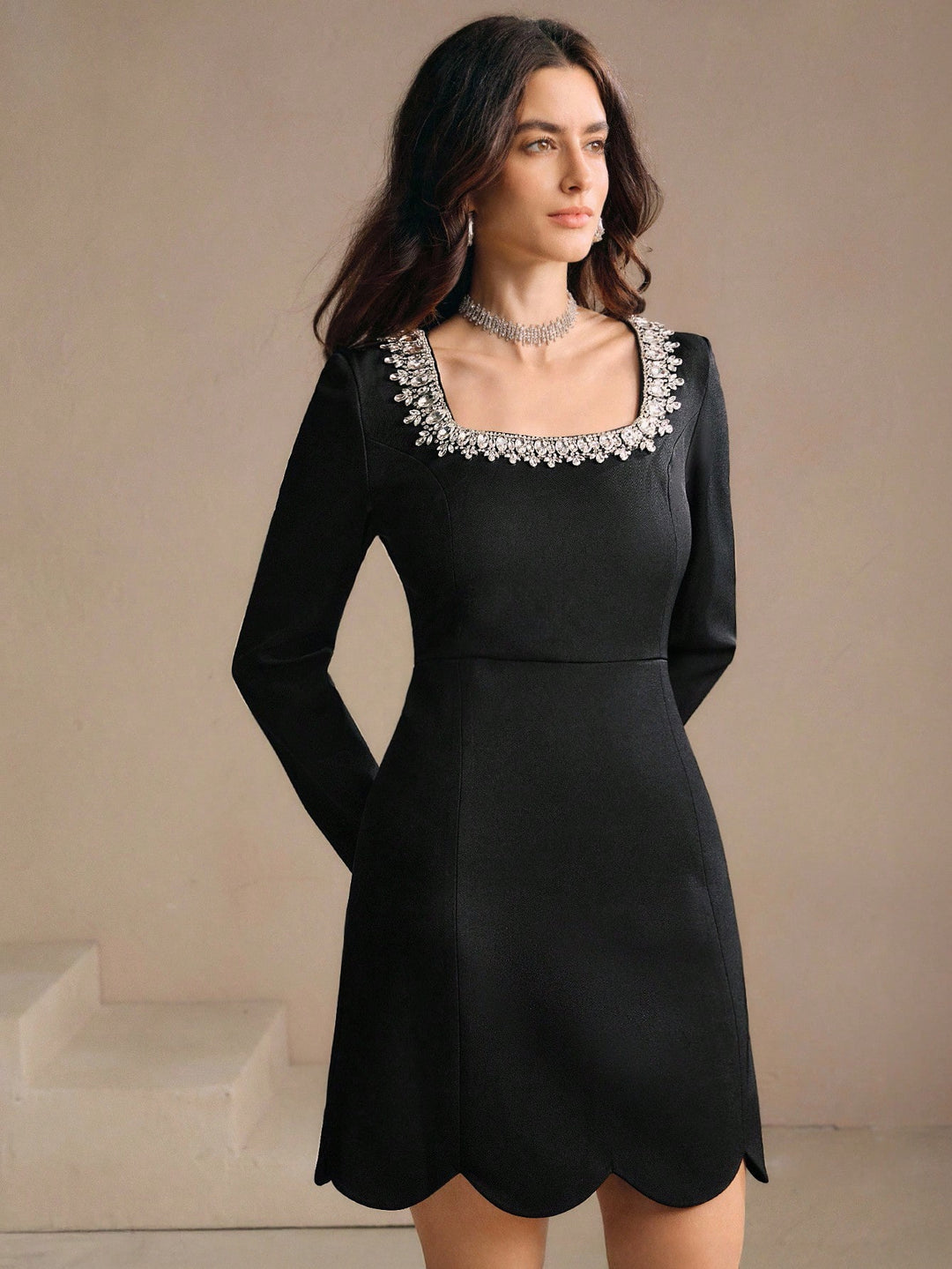 Rochie scurtă SHEIN, negru