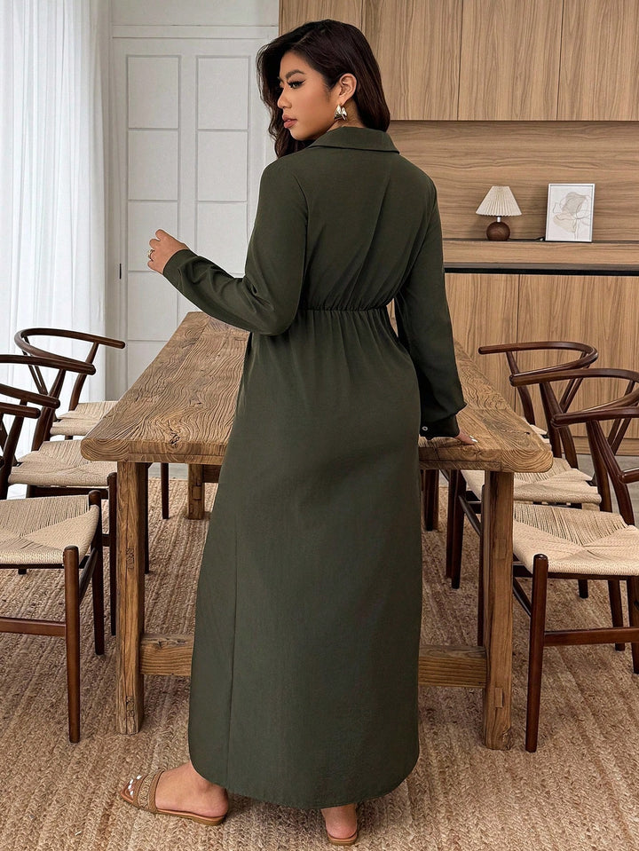 Rochie SHEIN, kaki