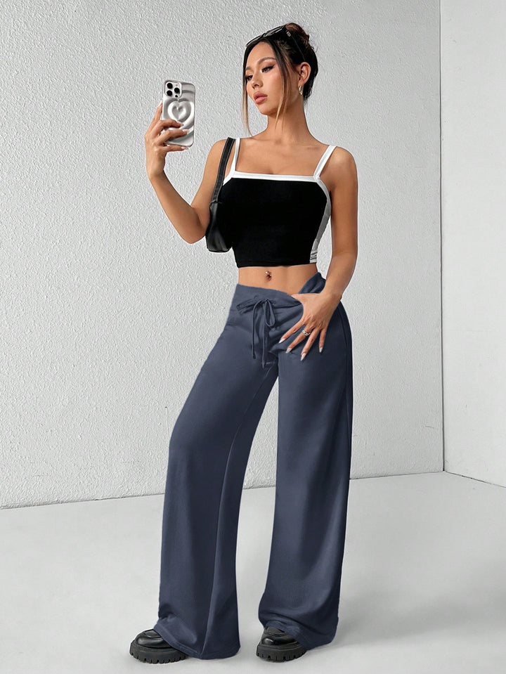 Pantaloni SHEIN, albastru