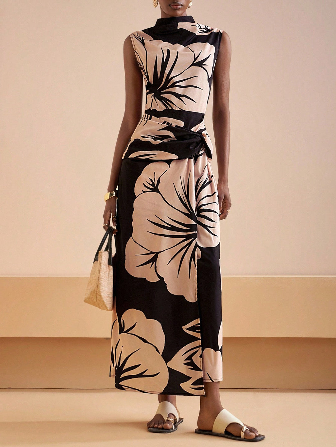 Rochie maxi SHEIN, mix culori