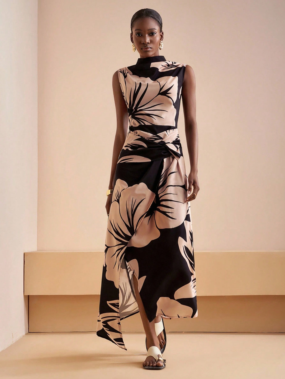 Rochie maxi SHEIN, mix culori