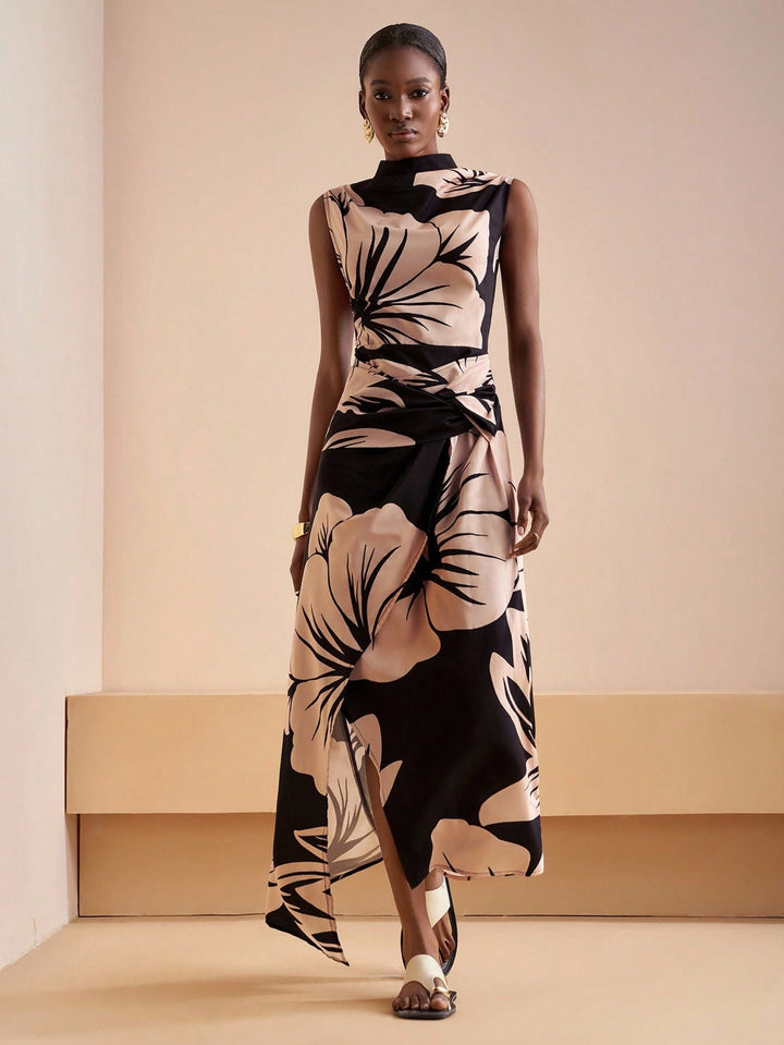 Rochie maxi SHEIN, mix culori
